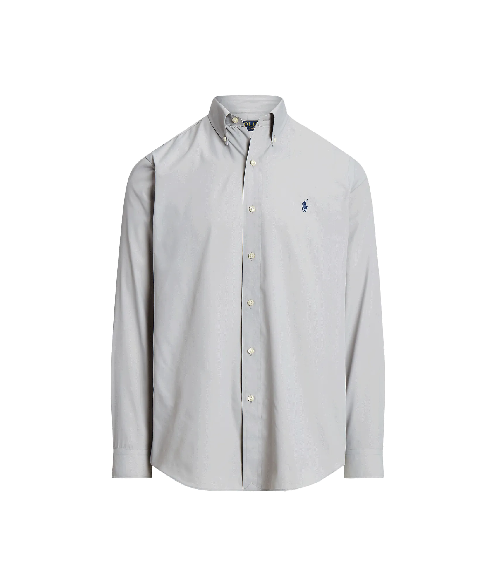 Classic Fit Performance Twill Shirt - Grey