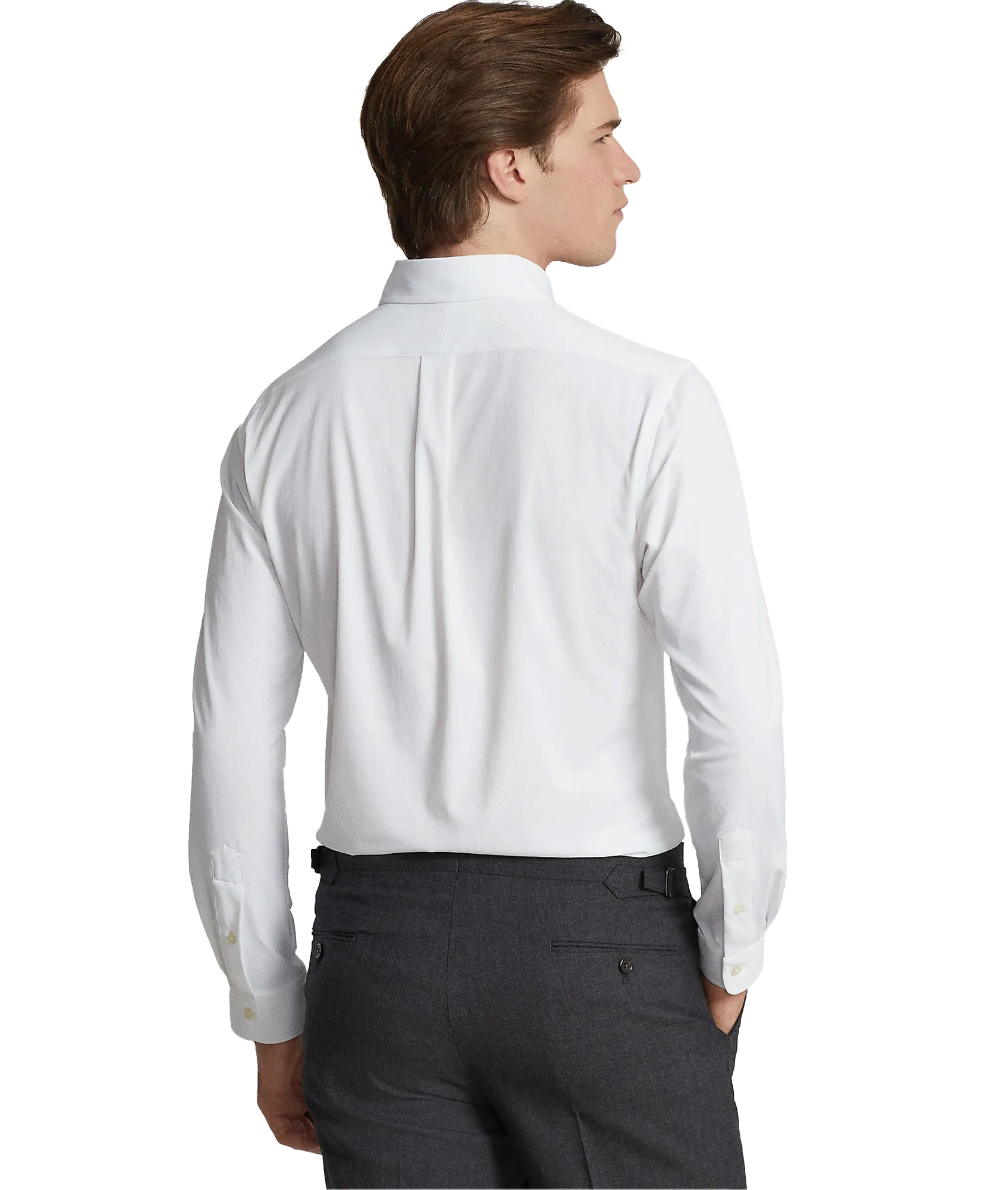 Classic Fit Performance Twill Shirt - White