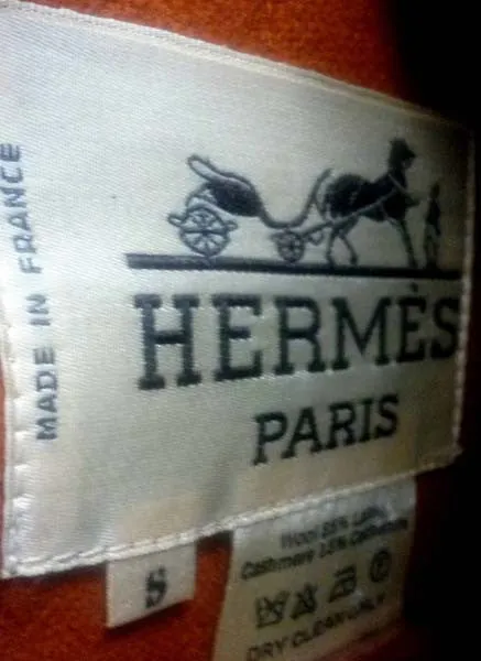 Classic Hermes Wool Equestrian Cape