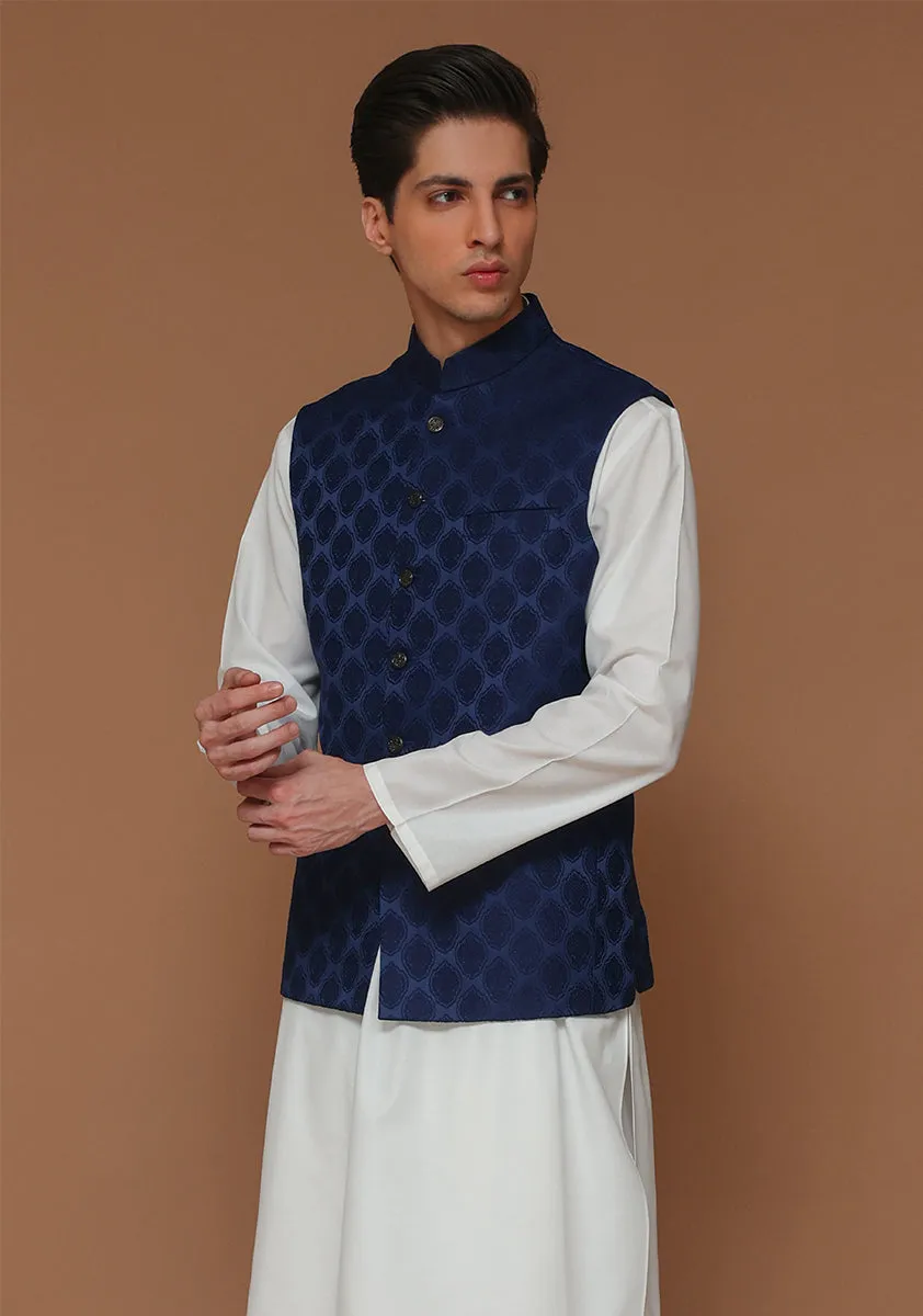 Classic Jamawar Outer Space Traditional Waistcoat