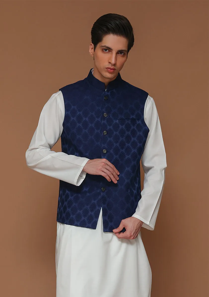 Classic Jamawar Outer Space Traditional Waistcoat