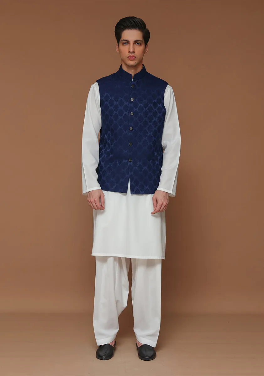 Classic Jamawar Outer Space Traditional Waistcoat