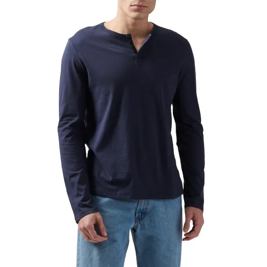 CLASSIC JERSEY LONG SLEEVE HENLEY