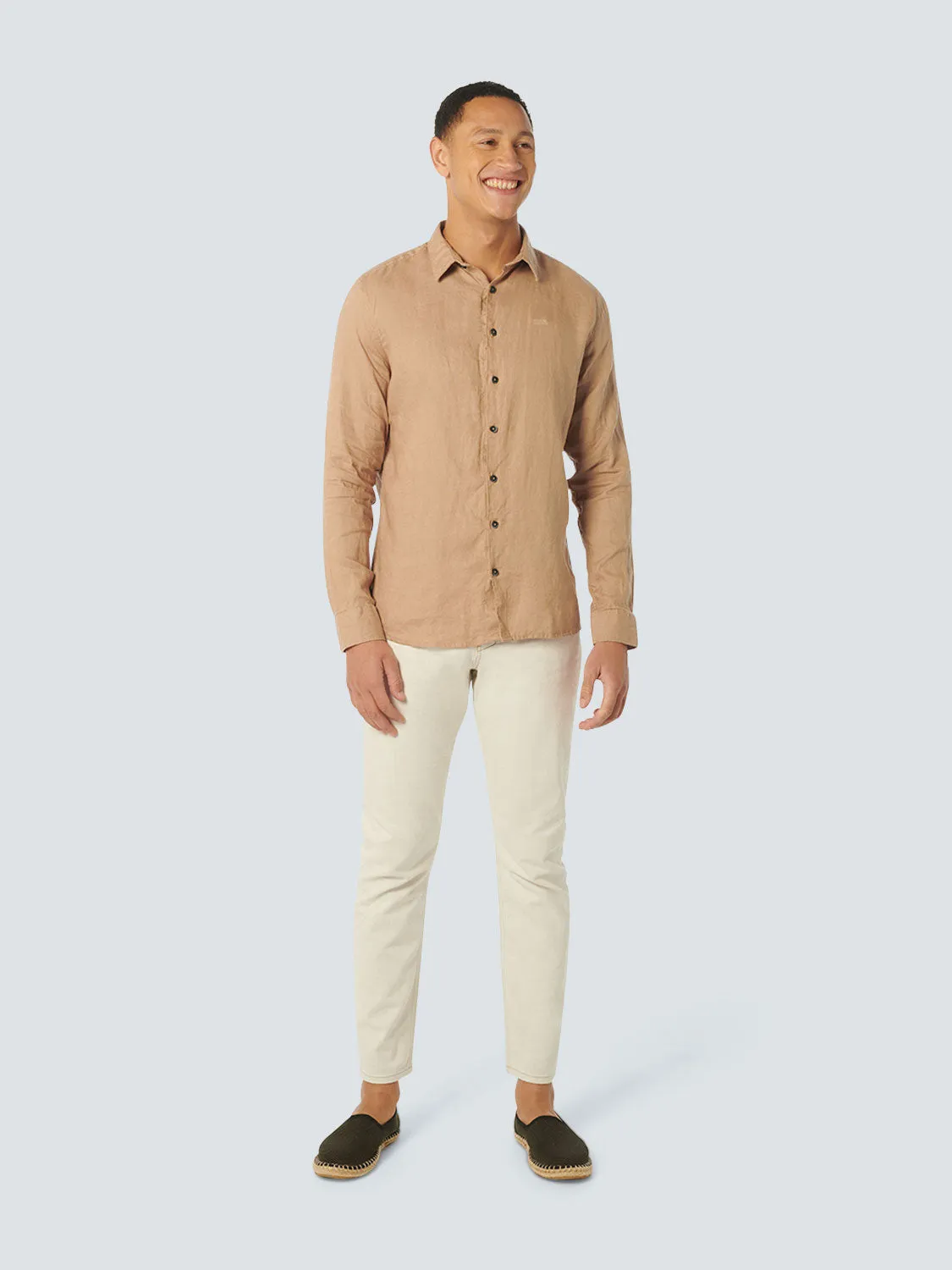 Classic Linen Shirt: Desert