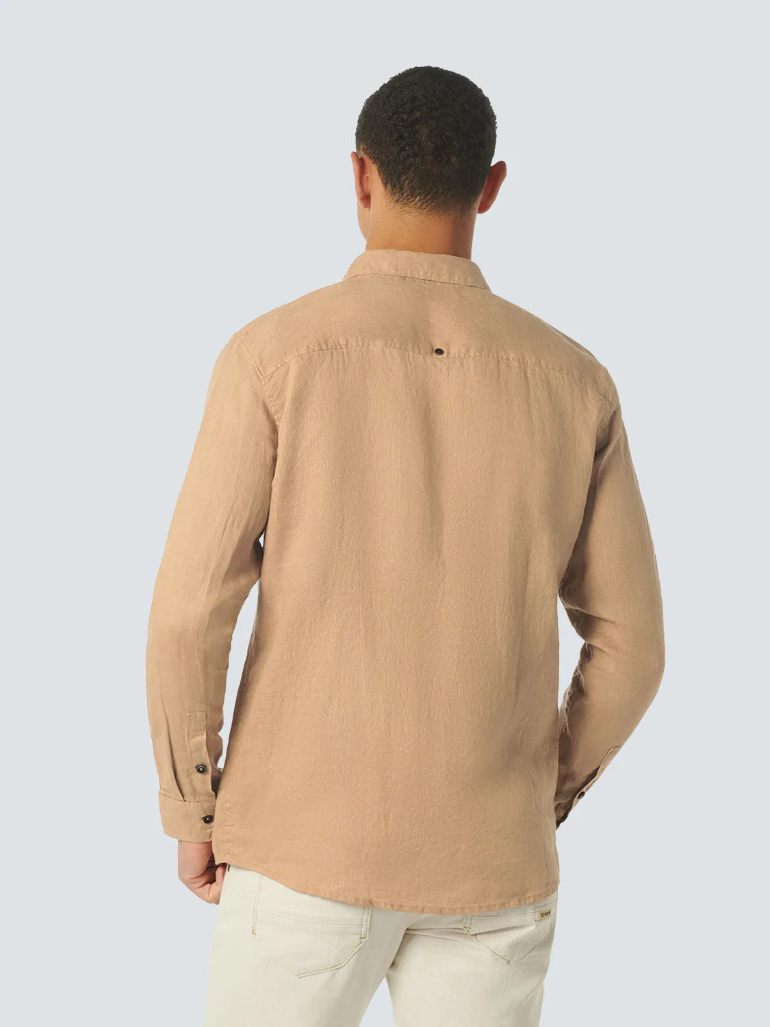 Classic Linen Shirt: Desert