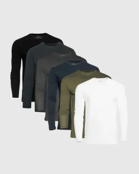 Classic Long Sleeve Crew 6-Pack