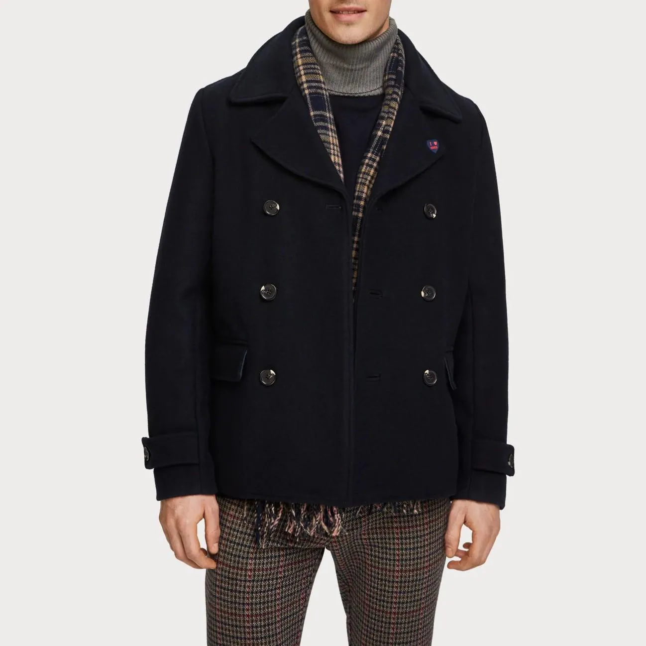 Classic Pea Coat (Midnight)