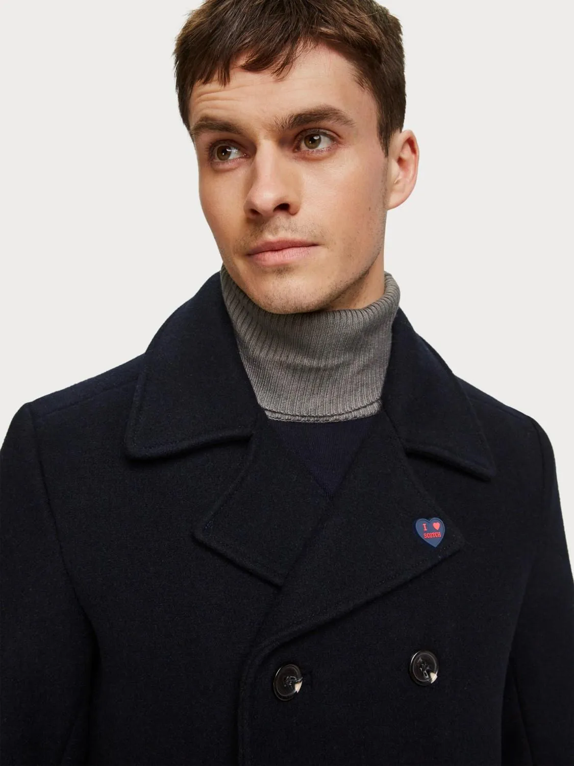 Classic Pea Coat (Midnight)