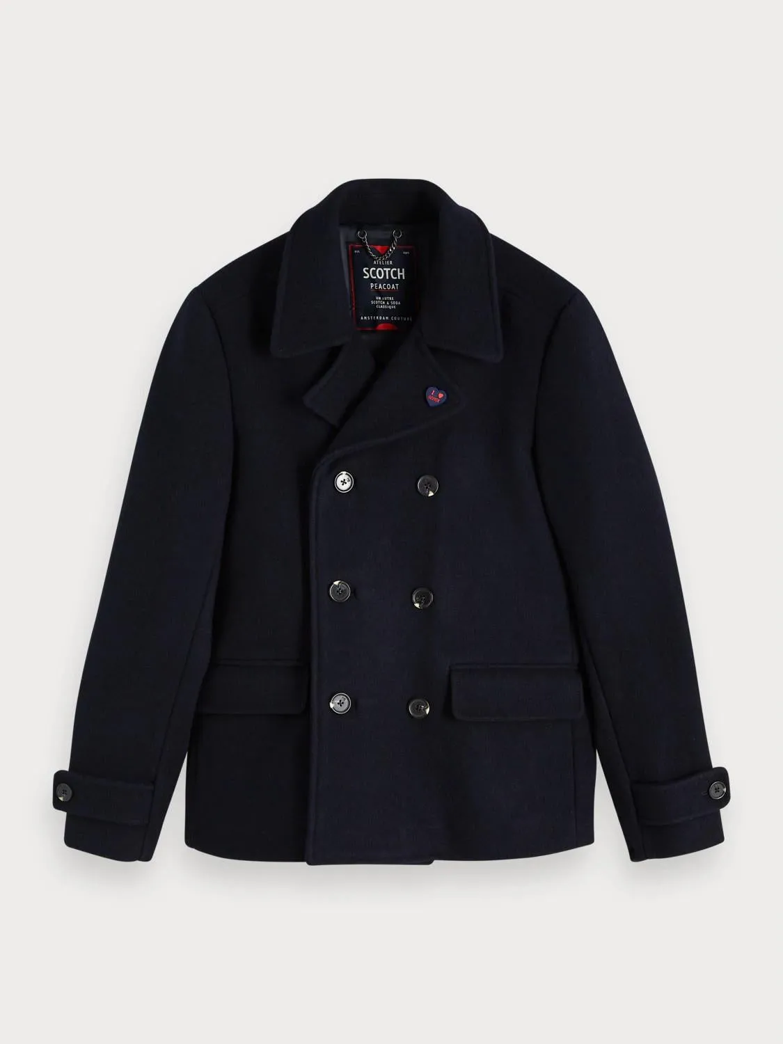 Classic Pea Coat (Midnight)