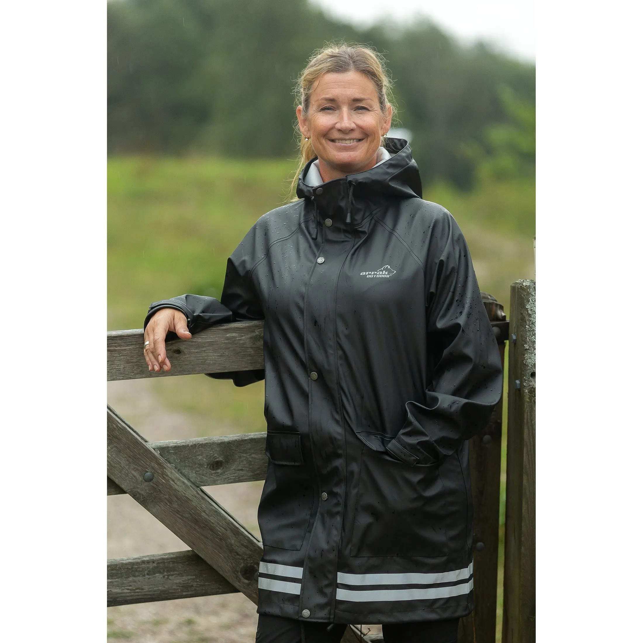 Classic Rain Coat Unisex  (Black)