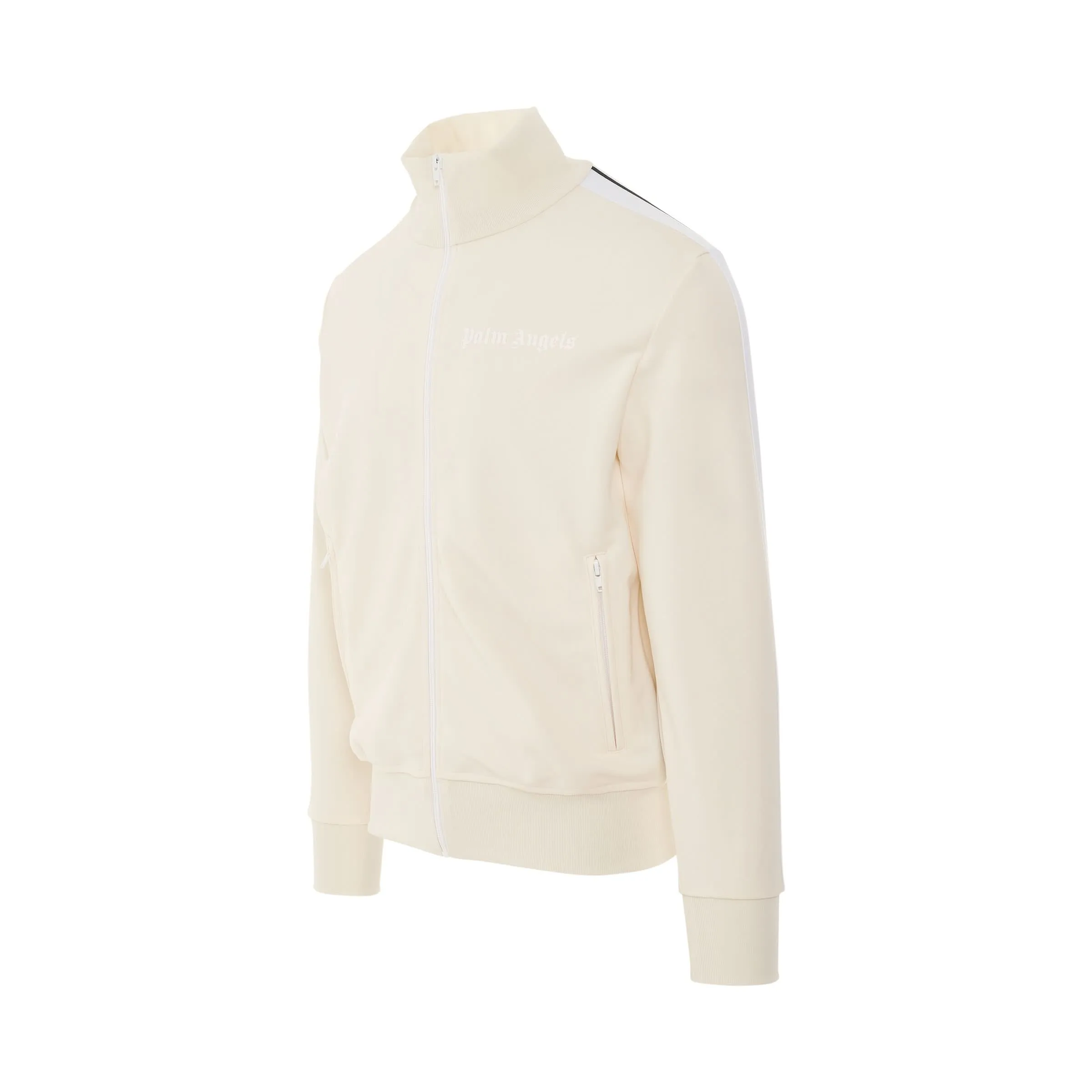 Classic Track Jacket in Off White