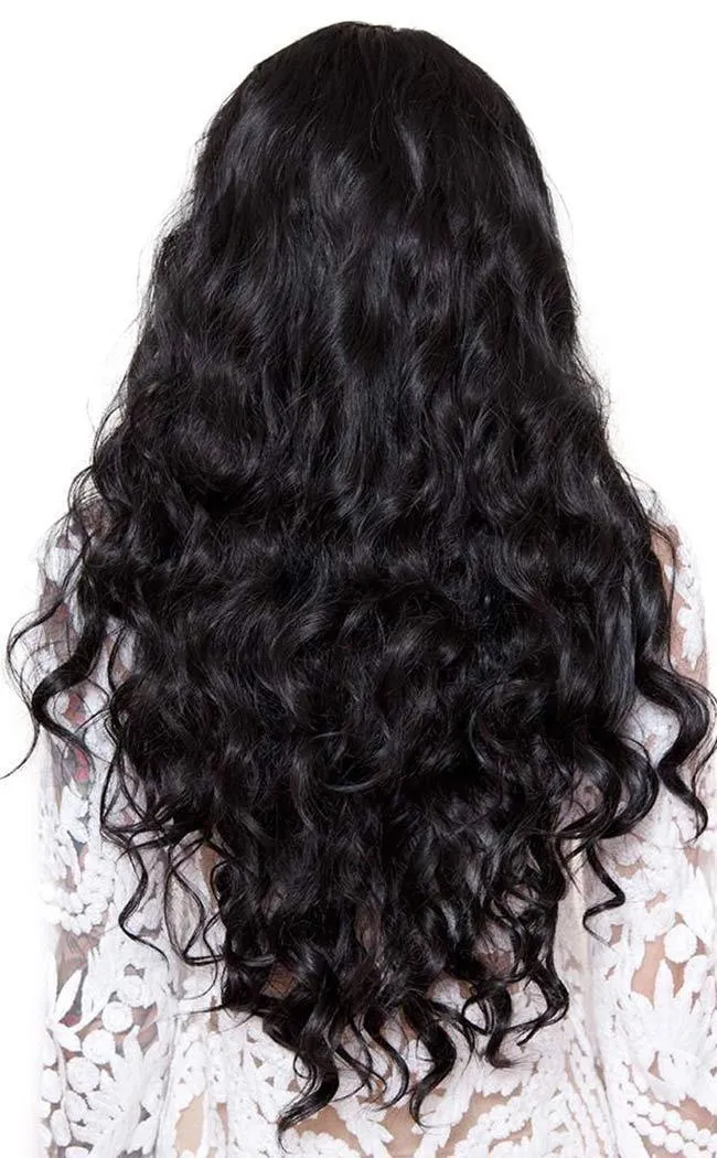 Classic Wavy Black Wig