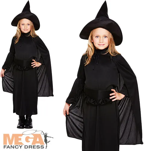 Classic Wicked Witch Girls Evil Sorceress Costume