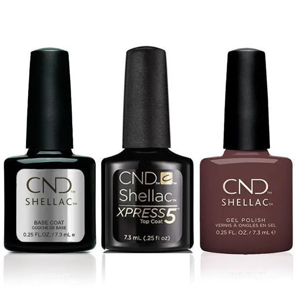 CND - Shellac Xpress5 Combo - Base, Top & Arrowhead (0.25 oz)