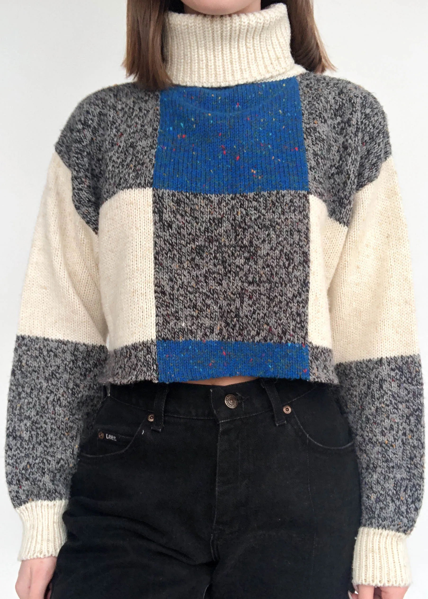 Confetti Knit Turtleneck