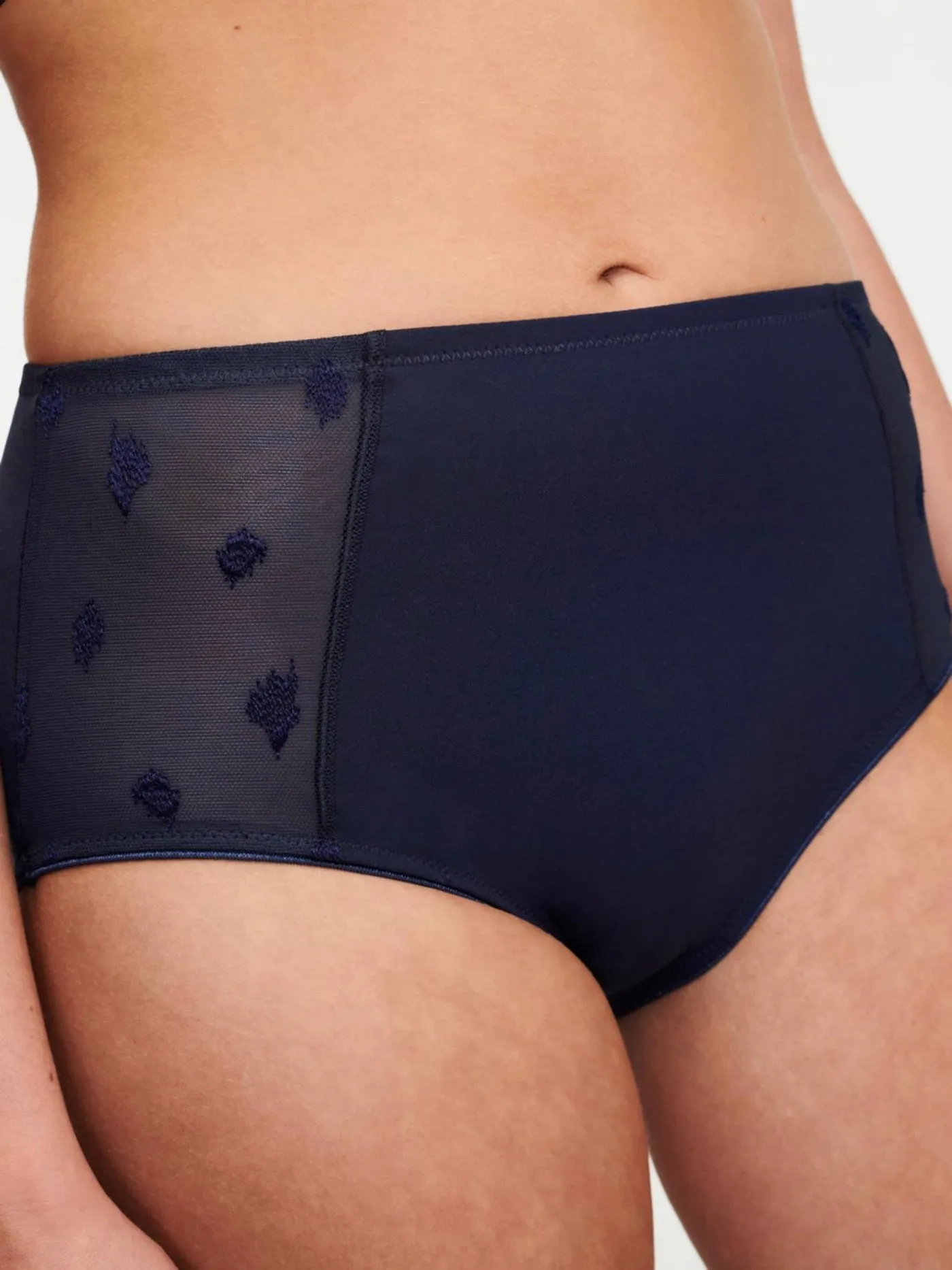 Culotte Taille Haute Bold Curv - Bleu Camai