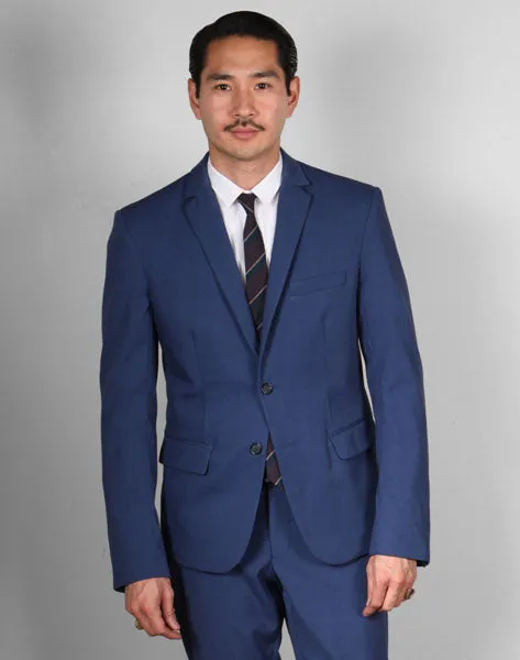 DAYTON // WOOL SUPER 130s Brit Navy Suit - 2 PCs Suit Coat & Moore trouser - By Robert James (Copy)