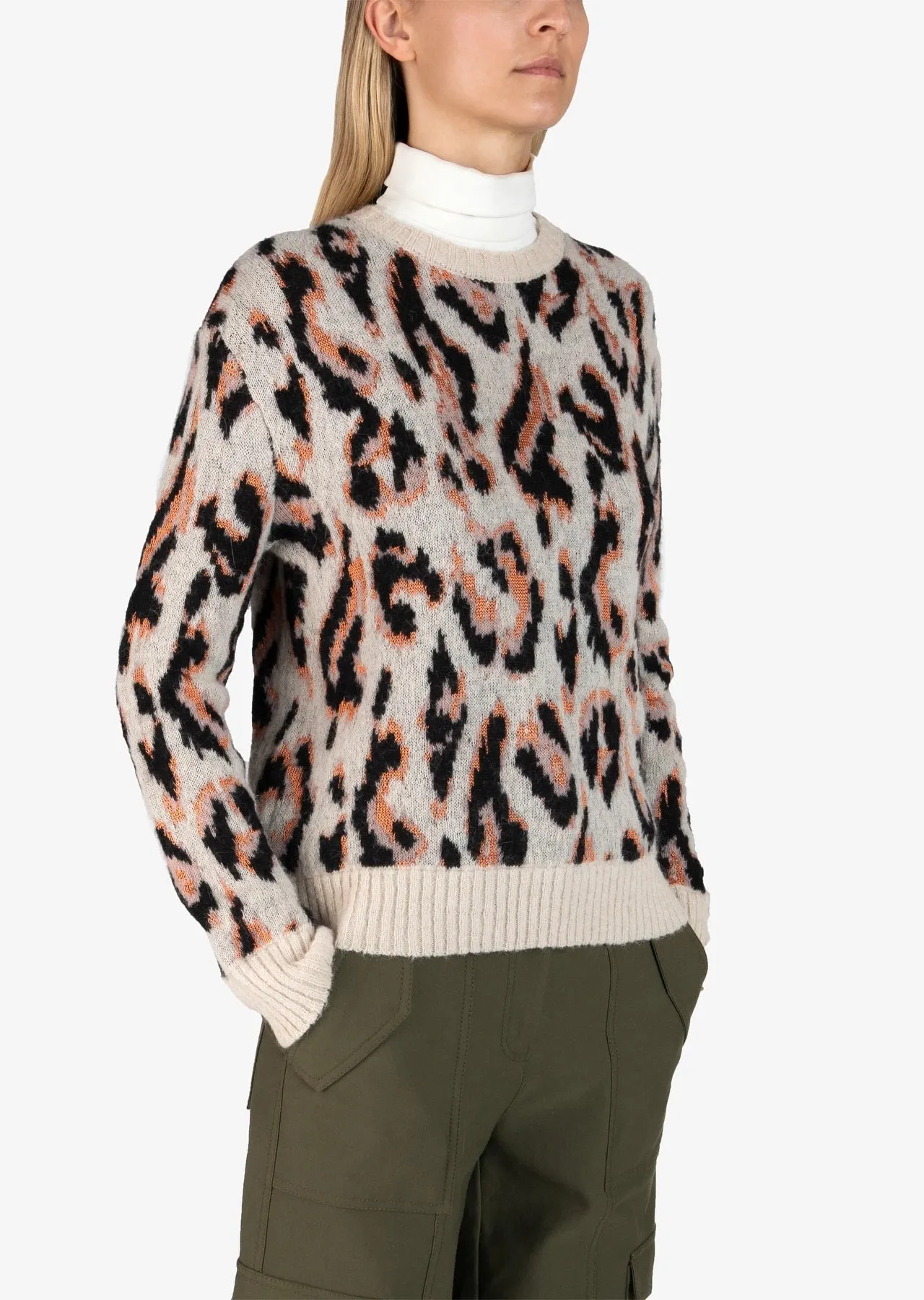 Derek Lam 10 Crosby - Evan Sweater in Cream Multi