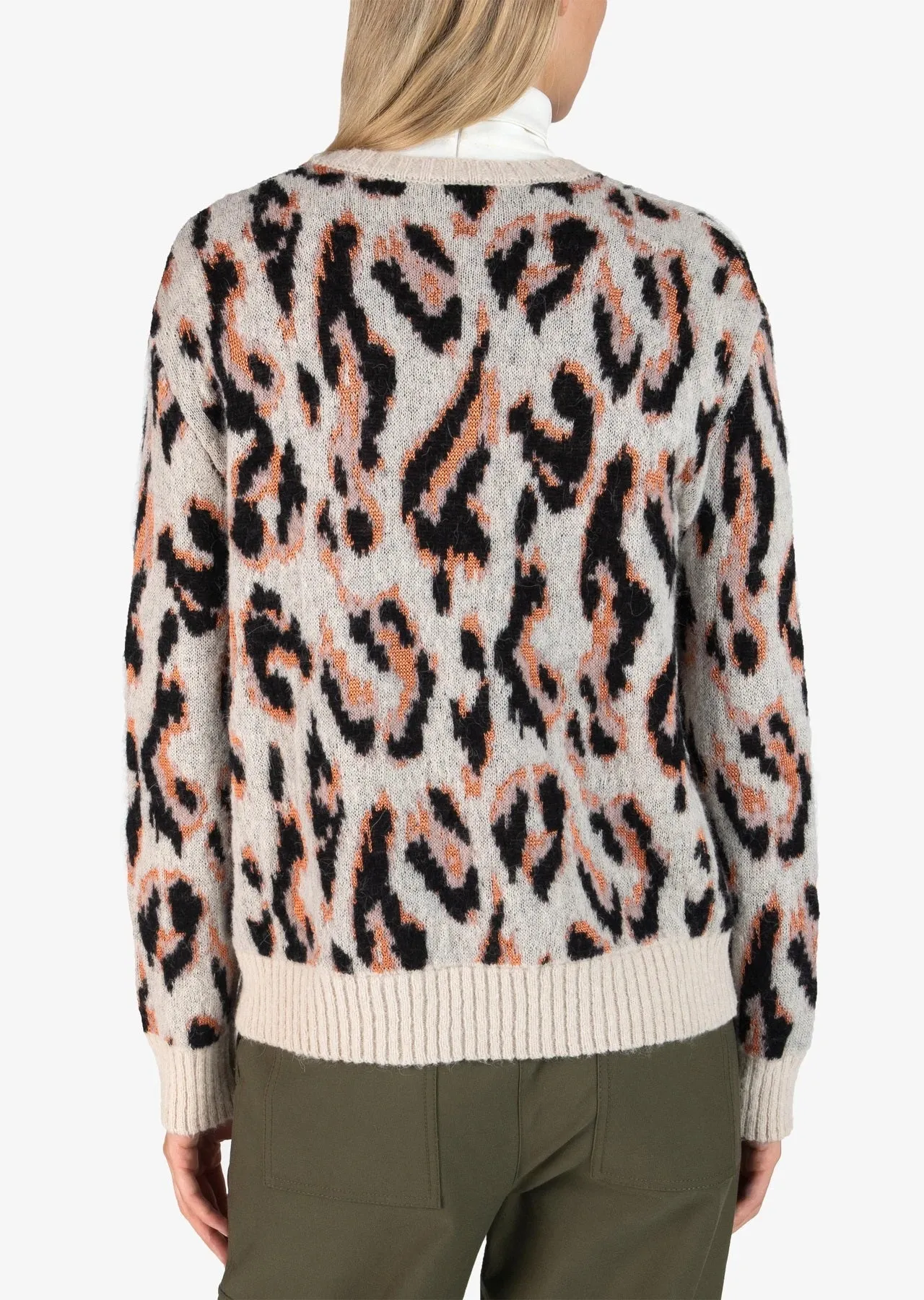 Derek Lam 10 Crosby - Evan Sweater in Cream Multi