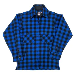 Double Cape Jac Shirt - Blue & Black Buffalo Check