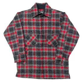 Double Cape Jac Shirt - Gray Red Window Pane