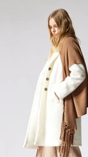 Emme Ghinea Coat Wool White