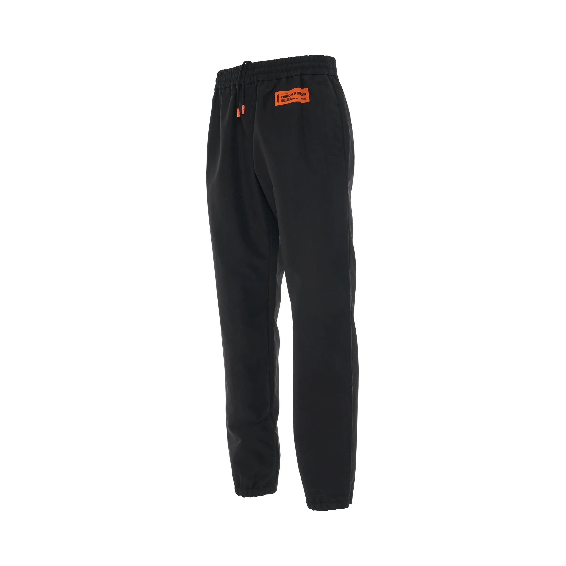 Ex-Ray Light Nylon Trackpant in Black