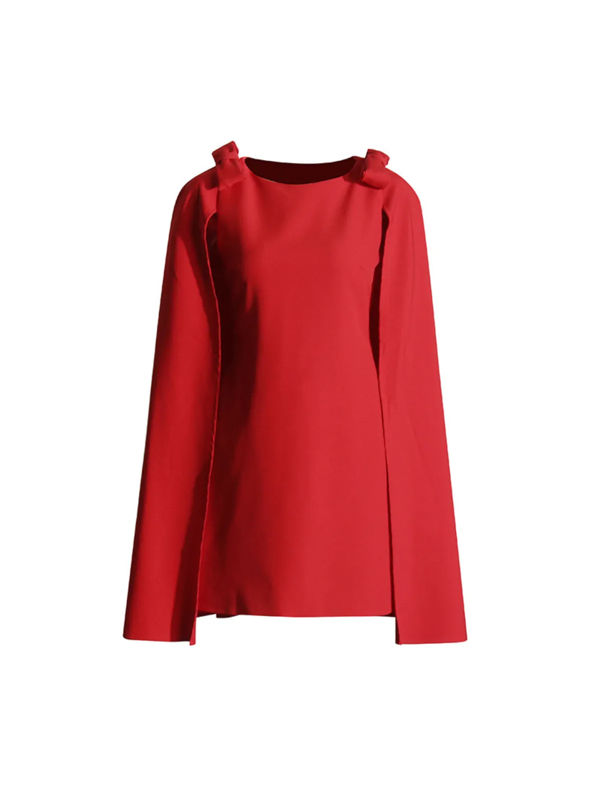 Faustina Bow Cape Mini Dress