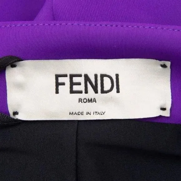 Fendi Women's Neoprene Snow Ski Track Pants Size 48 / L