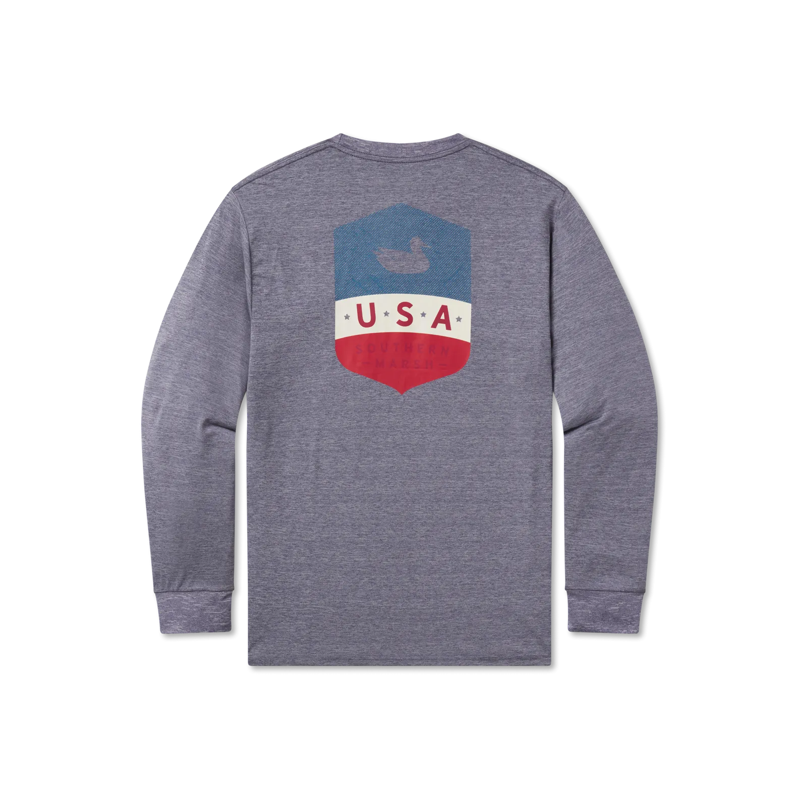 FieldTec™ Heathered Performance Tee - Liberty - Long Sleeve