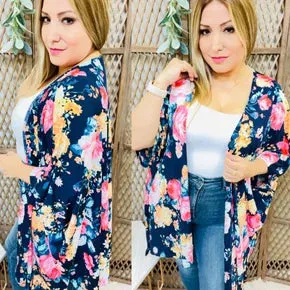 Floral cardigan