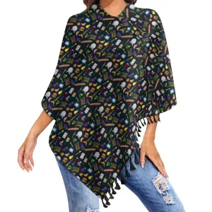 Food And Wine Tassel Cape