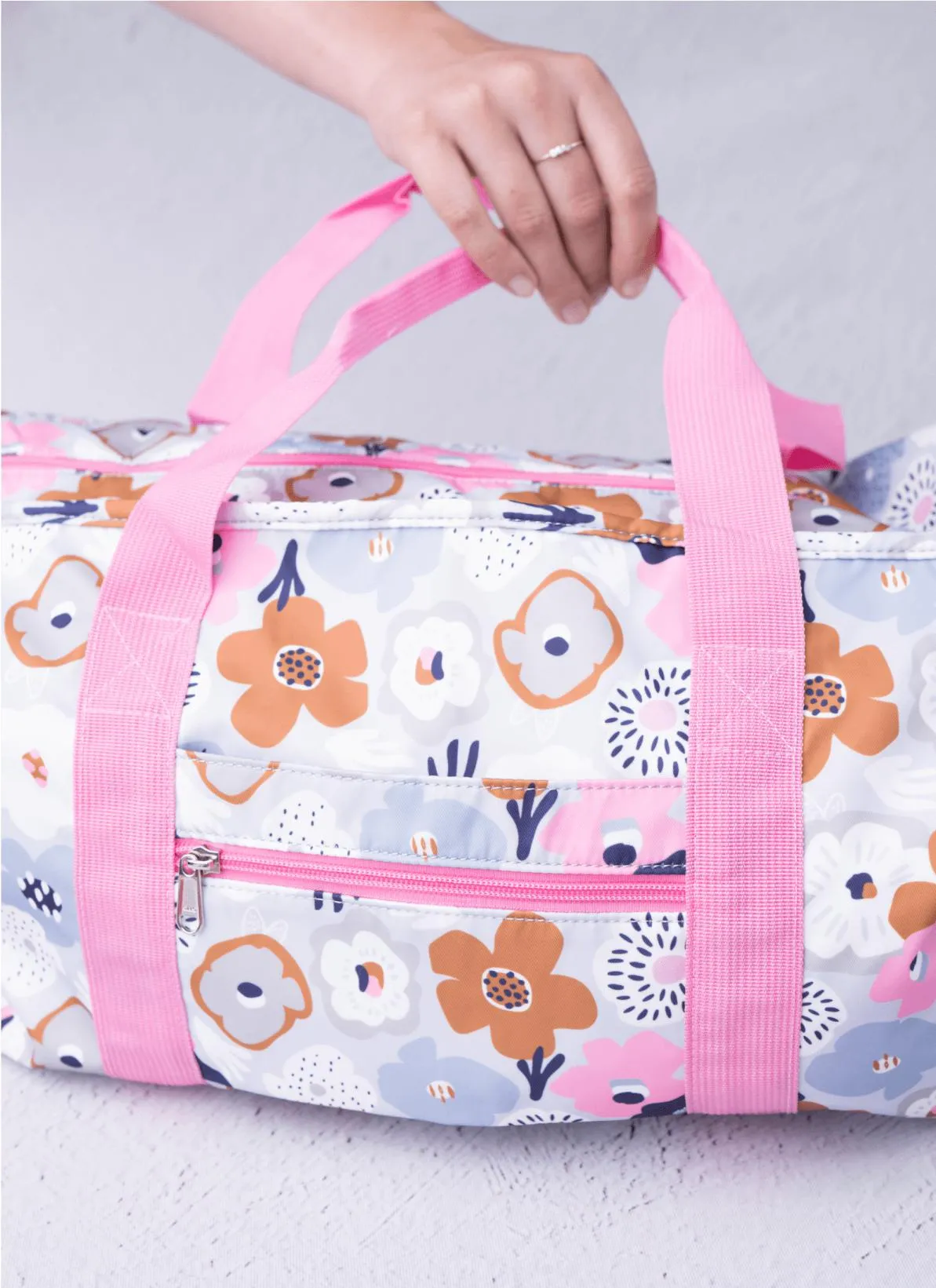 Girls Duffle Sports Bag - Classic Floral