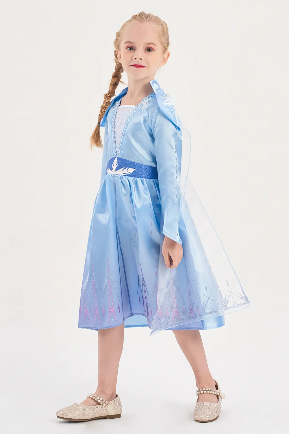 Girls Princess Dress up Elsa Anna Set