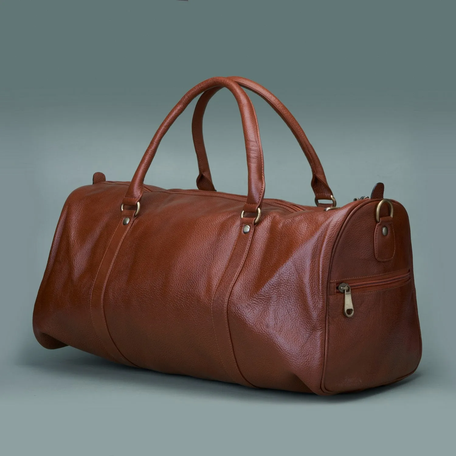 GN Classic Genuine Leather Duffle Bag