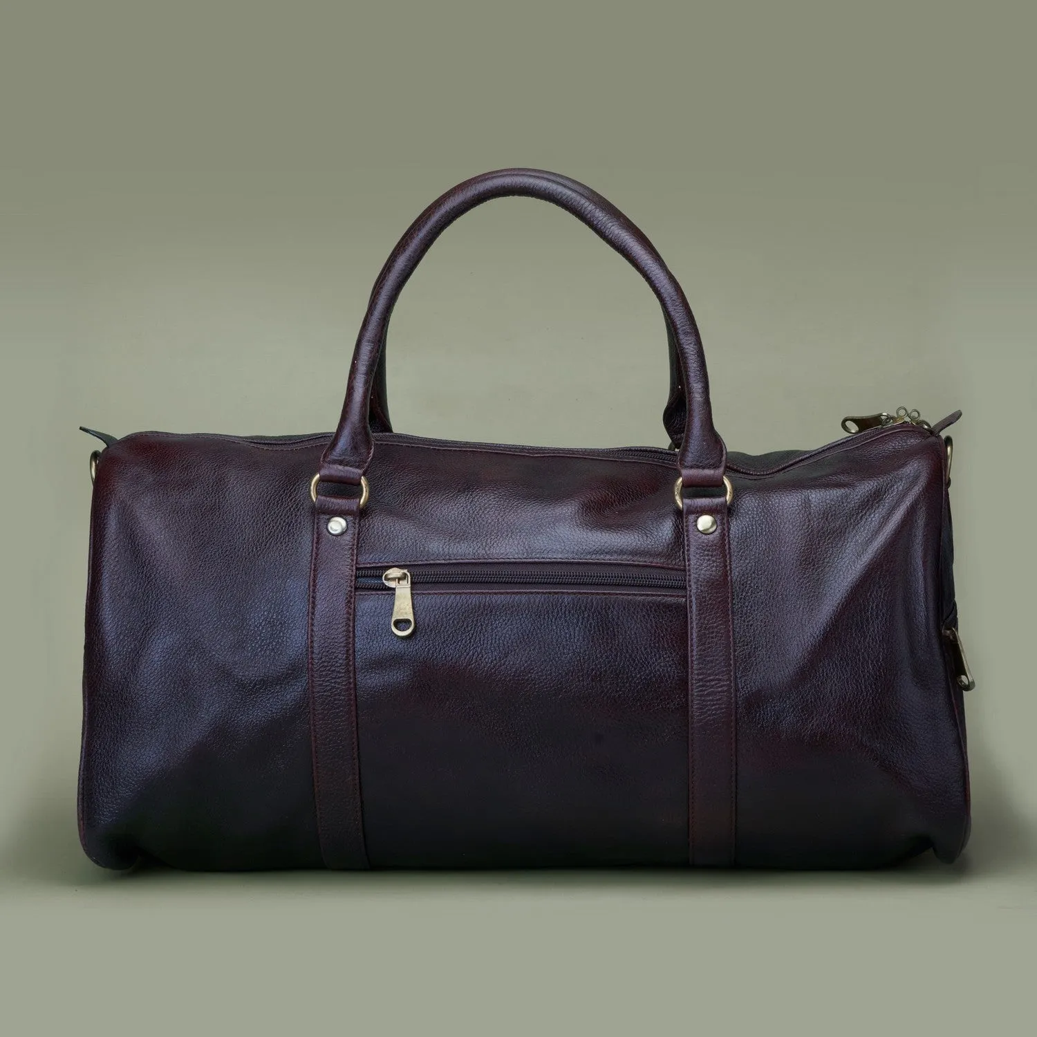 GN Classic Genuine Leather Duffle Bag