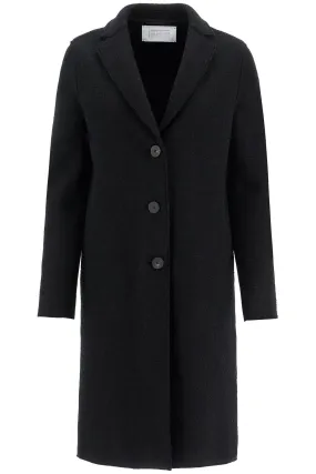 Harris Wharf London single-breasted wool coat in boiled