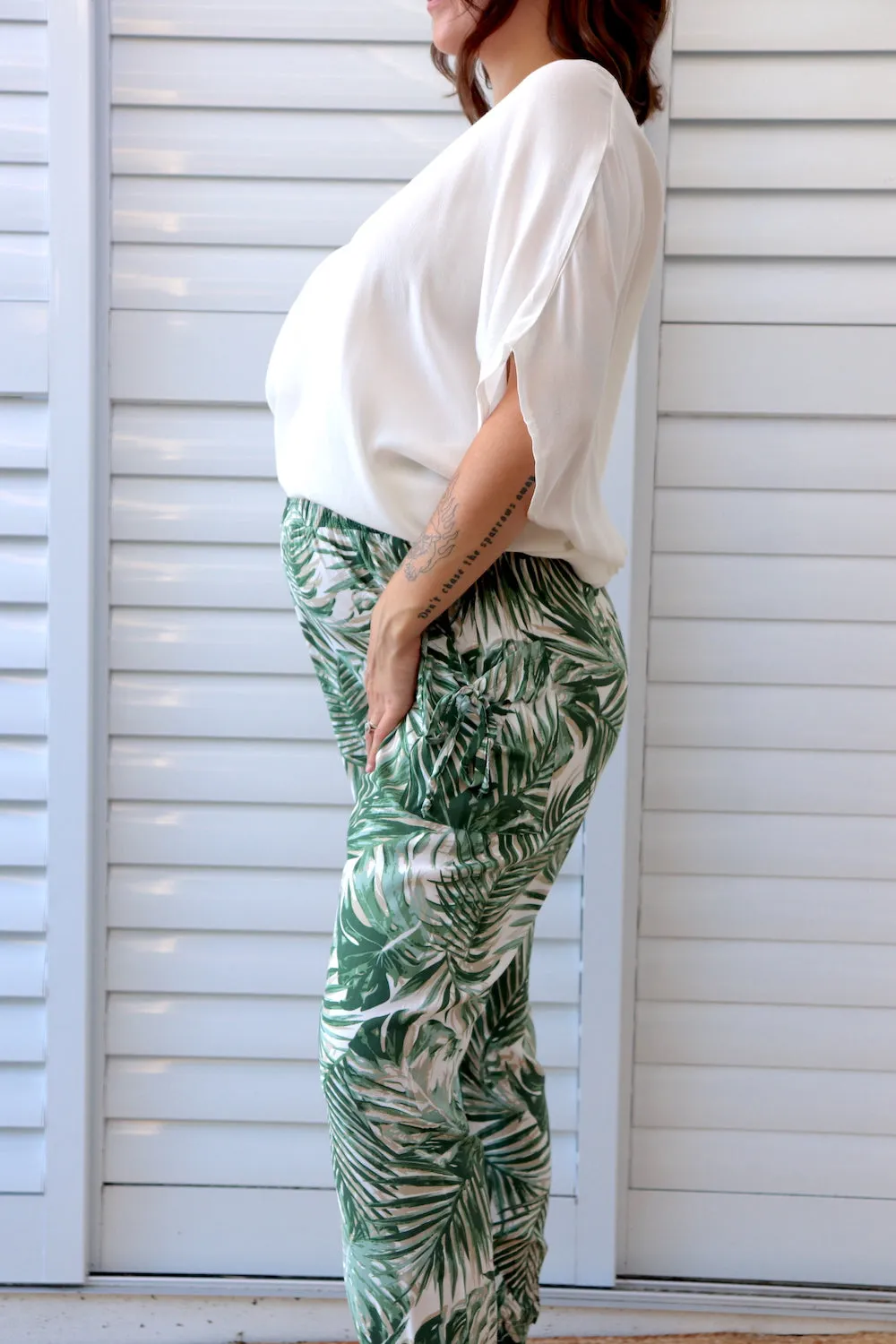 Hayman Pant in Queen Palm