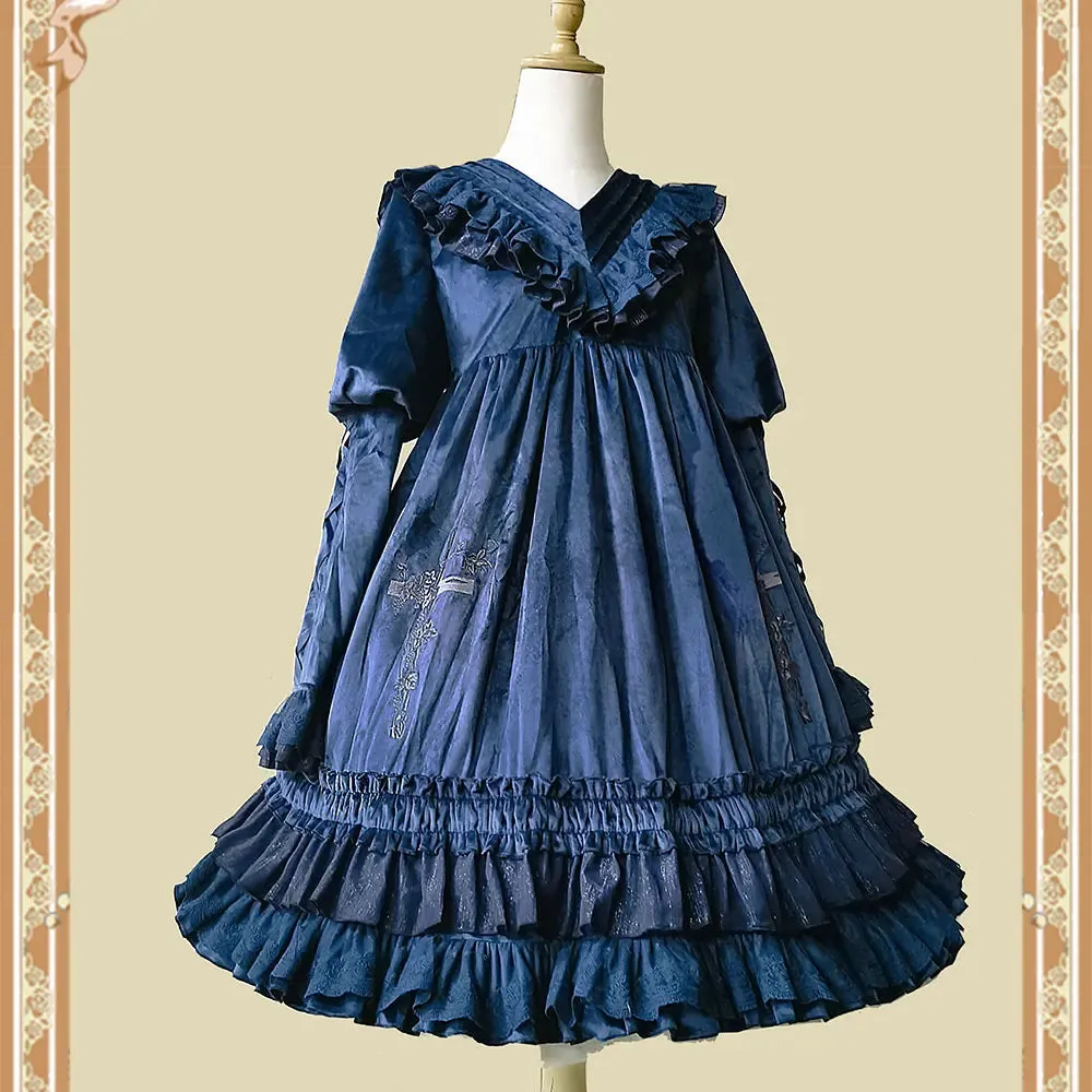 Holy Fruit ~ Classic Long Sleeve Lolita Dress by Infanta