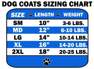 Hooded Warm Reversible Jacket for Dogs and Cats