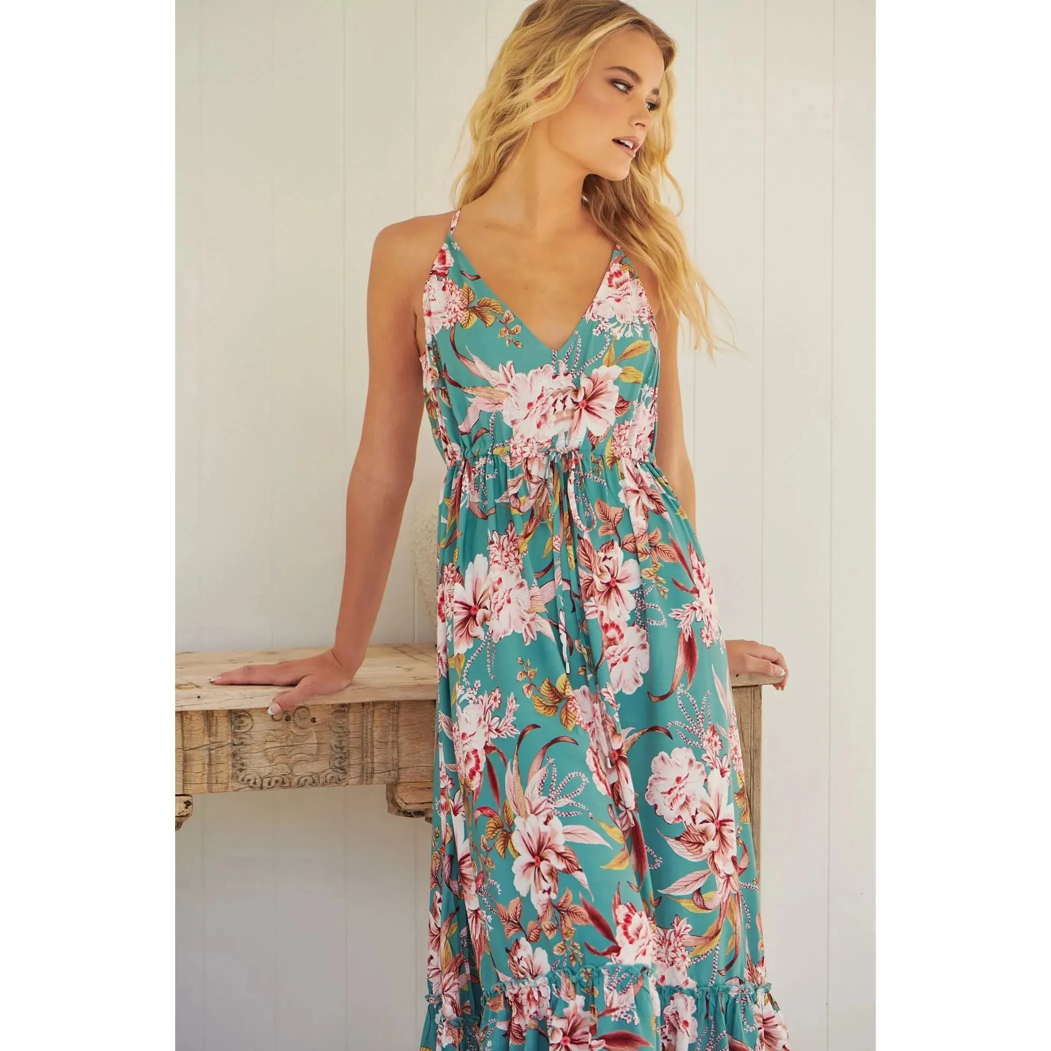 JAASE Malini Print Reef Maxi Dress