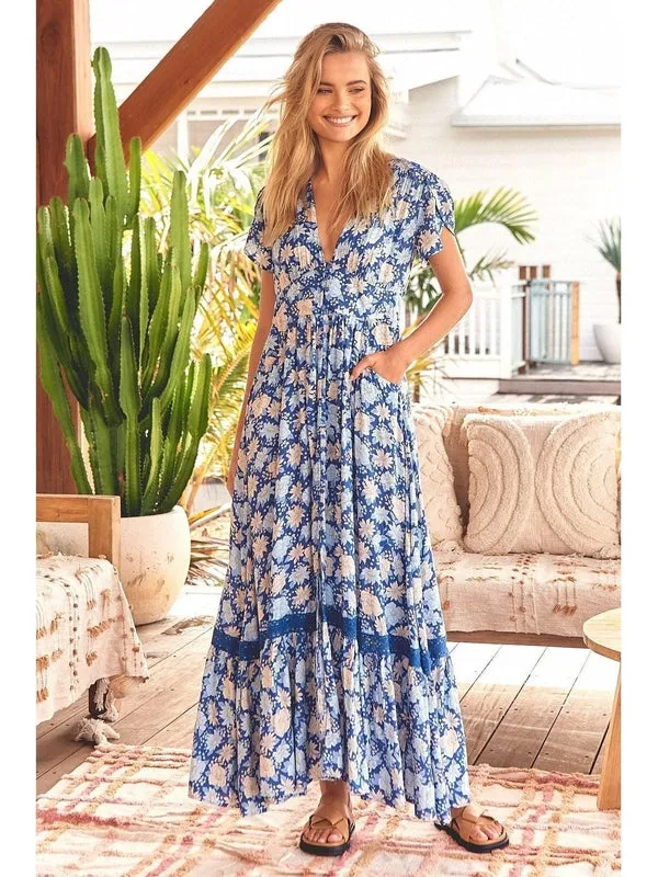 JAASE Whitehaven Print Tabitha Maxi Dress