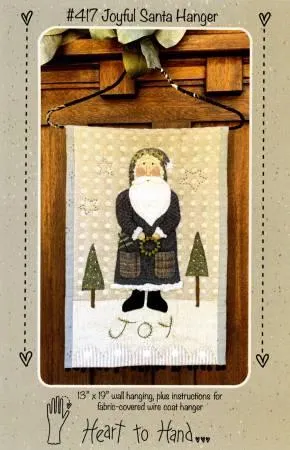 Joyful Santa Hanger - 13" x 19" - Kathi Campbell