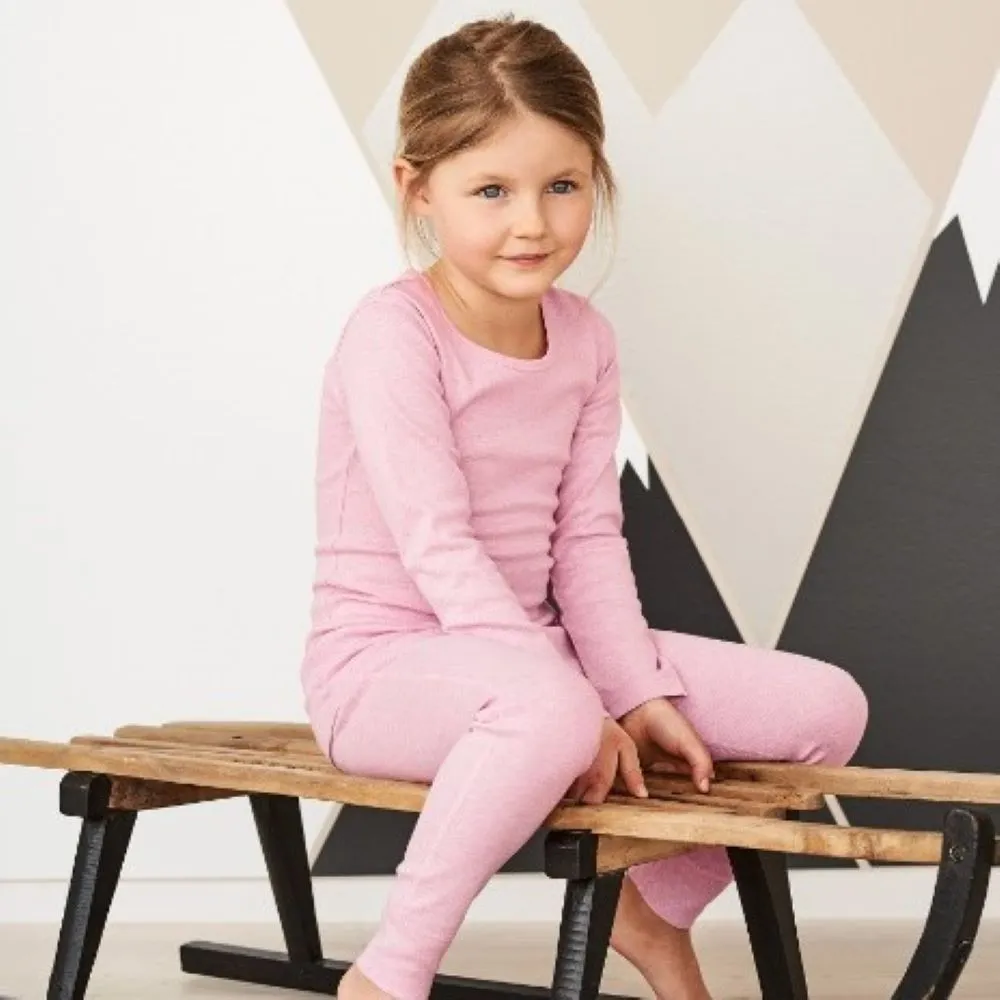 Kids Long Johns - 100% Organic Cotton (BLUE AND PINK)