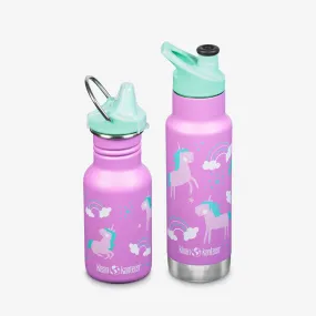 Kids' Sippy and Water Bottle Set - Unicorns