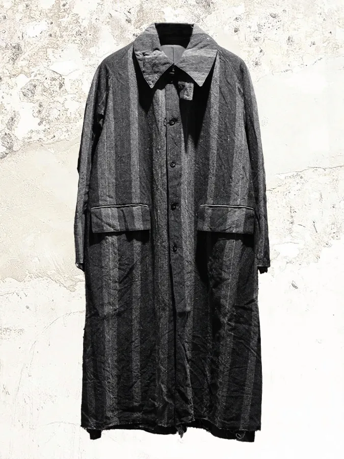 KLASICA Avoir striped coat