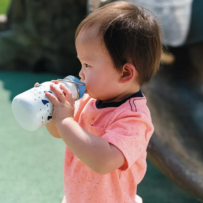 Klean Kanteen Kids Sippy Cup 335ml - Pool Party Blue