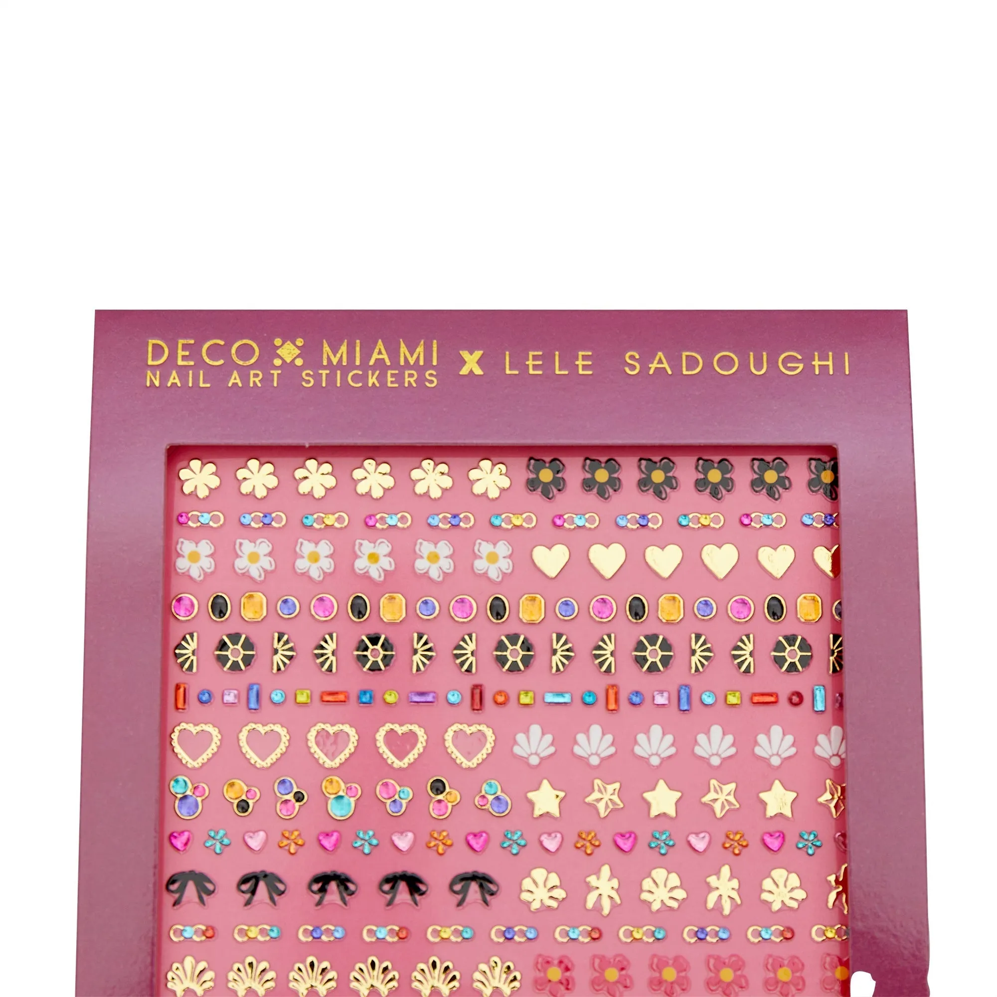 LELE X DECO BEAUTY CLASSIC JEWELED NAIL ART STICKERS