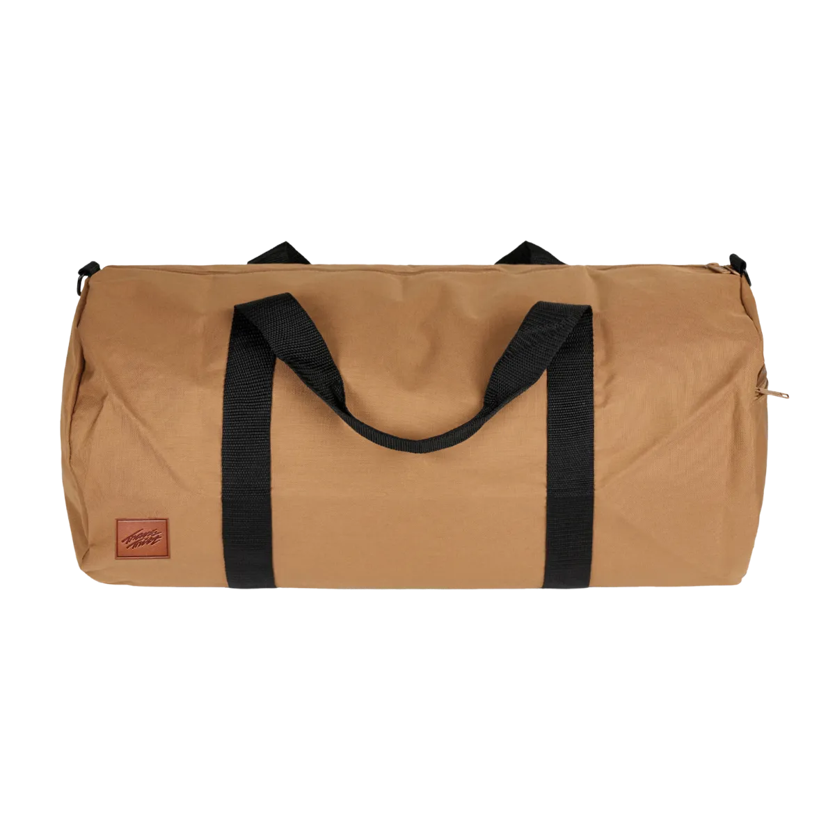 Logo Leather Patch Duffel Bag