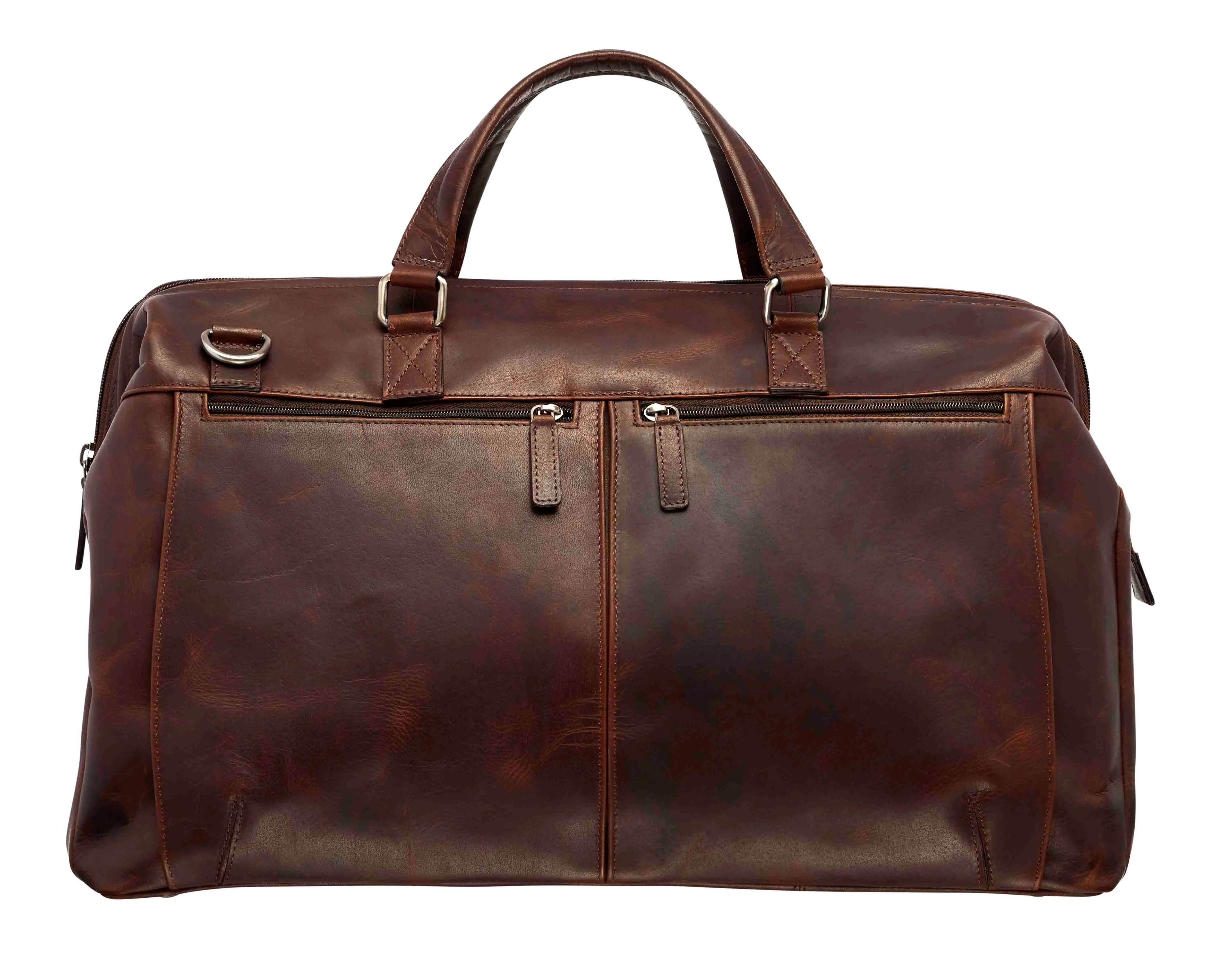 Mancini Buffalo Collection Classic Leather Duffle